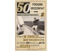 50th Birthday Card, Man on a Ship, 13x20,5 cm
